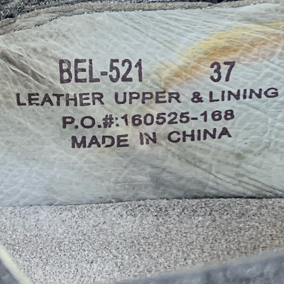 Alegria Belle Black Swirl BEL-521 Embossed Leather Mary Jane Flats - Size 7-7.5 - Picture 14 of 14